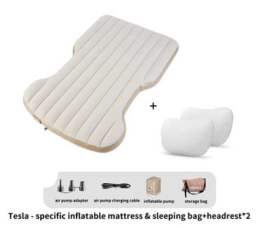 YZ for Tesla Model Y Juniper 2021-2025 Automobile Air Mattress Self-Inflating Mattress Travel Sleeping Bed Tesla Car Inflatable