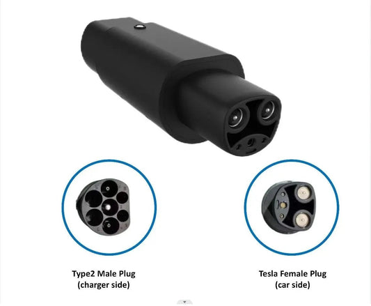 Type 2 to Tesla Adapter Charge at Any Public AC Station — Australia
