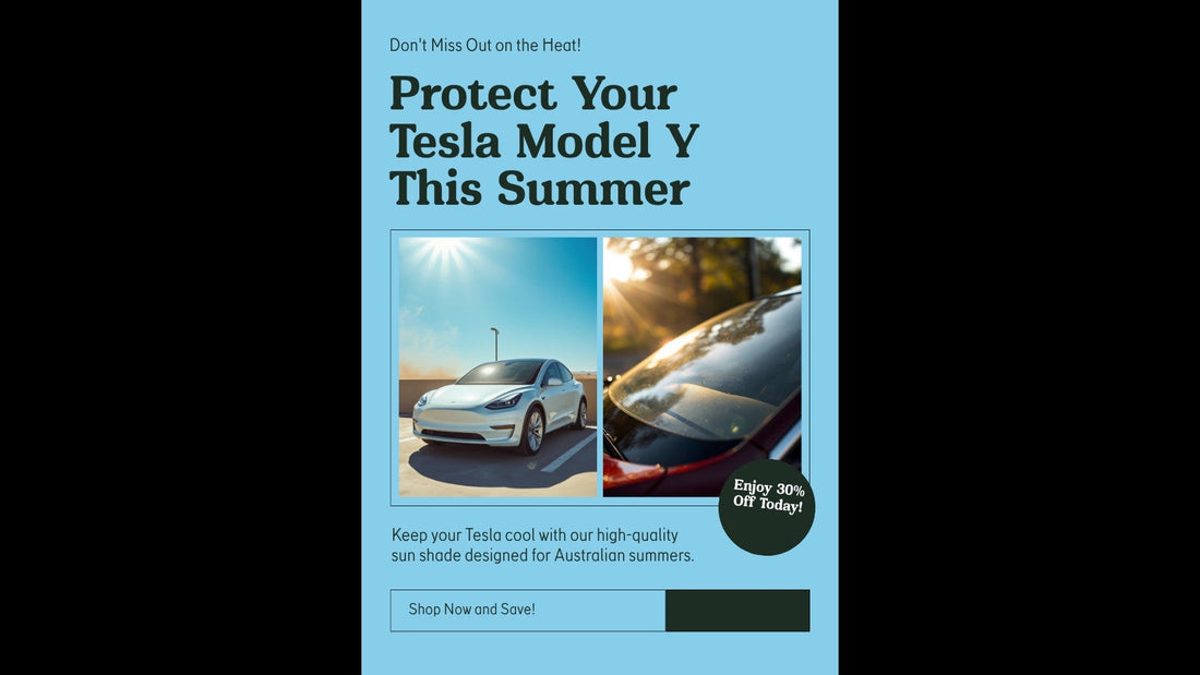 Tesla Model Y Sun Shade Australia — Beat the Australian Summer Heat