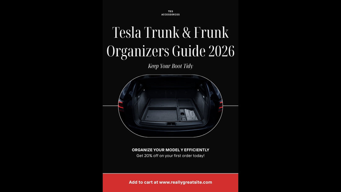 Tesla Model Y Trunk and Frunk Organizer Guide Australia