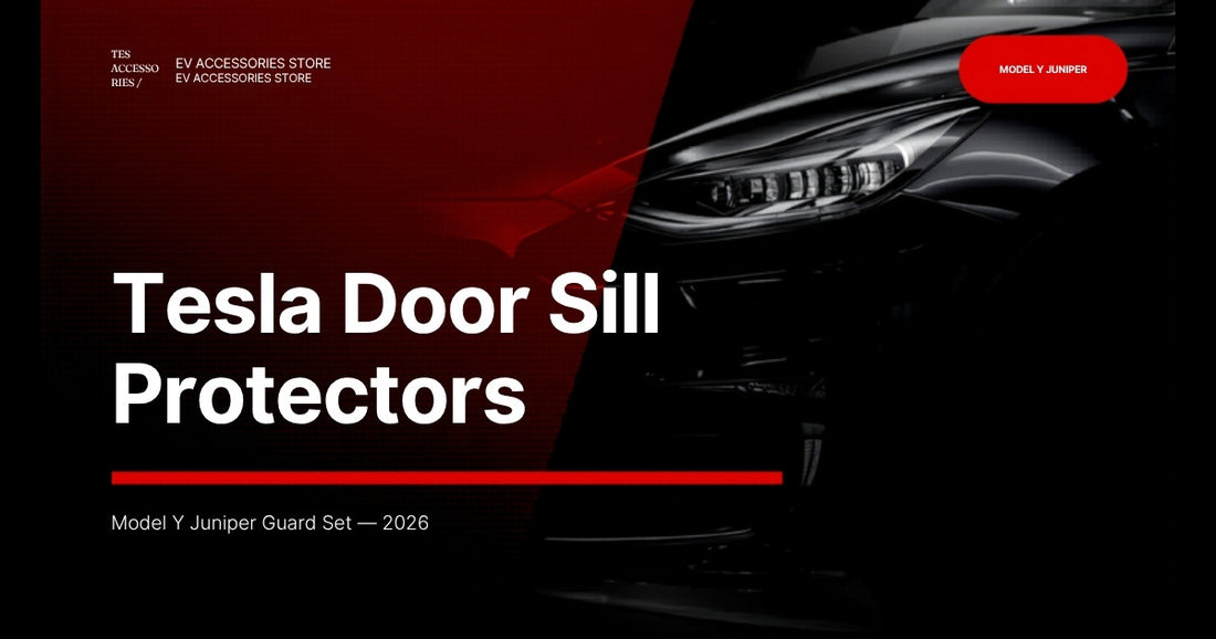 Tesla Door Sill Protectors — Model Y Juniper guard set