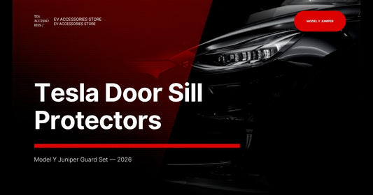 Tesla Door Sill Protectors — Model Y Juniper guard set