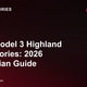 Tesla Model 3 Highland Accessories: 2026 Australian Guide — Tes Accessories