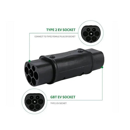 16/32A type2 to GBT adapter - Tes Accessories