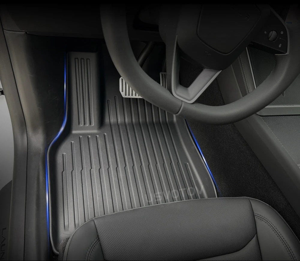 for Tesla Model Y Juniper 2025 2026 Floor Mats TPE Front Rear Cargo Liner Backrest Pads Trunk Mats for Tesla Accessories
