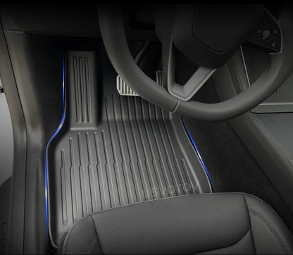 for Tesla Model Y Juniper 2025 2026 Floor Mats TPE Front Rear Cargo Liner Backrest Pads Trunk Mats for Tesla Accessories