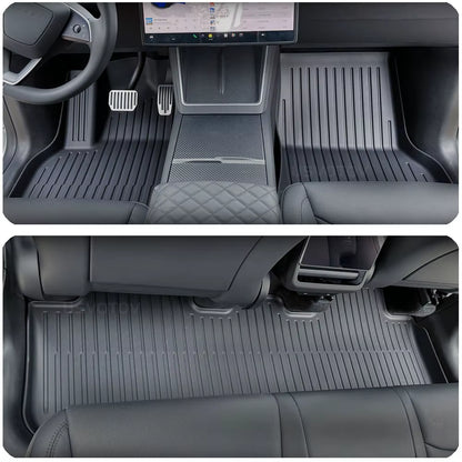 for Tesla Model Y Juniper 2025 2026 Floor Mats TPE Front Rear Cargo Liner Backrest Pads Trunk Mats for Tesla Accessories