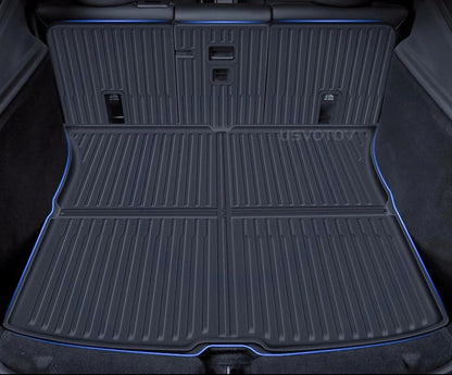 for Tesla Model Y Juniper 2025 2026 Floor Mats TPE Front Rear Cargo Liner Backrest Pads Trunk Mats for Tesla Accessories