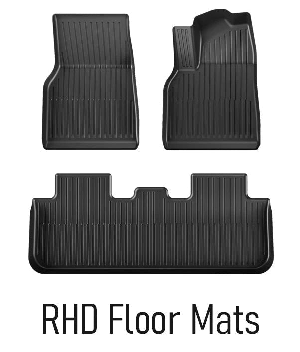 for Tesla Model Y Juniper 2025 2026 Floor Mats TPE Front Rear Cargo Liner Backrest Pads Trunk Mats for Tesla Accessories