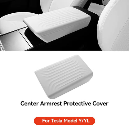 for Tesla Model 3 Y YL Juniper Highland Armrest Pad Soft Case Center Console Box Cover Aanti-Scratch 2026 Accessories