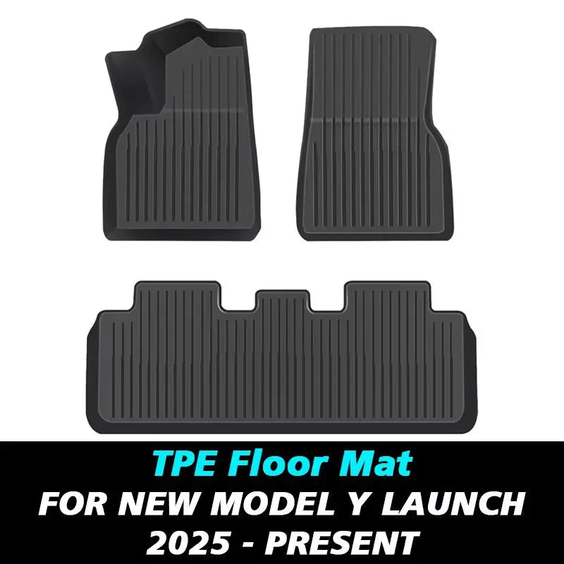 All - Weather TPE Floor Mats & Cargo Liner for 2025+ Tesla Model Y - Tes Accessories