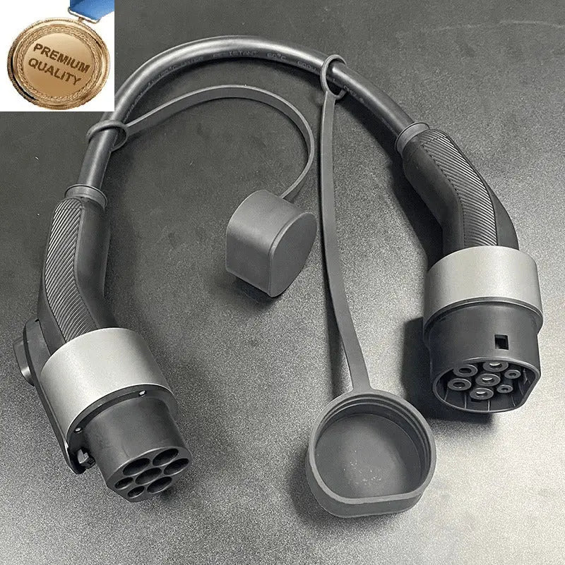 Durable 32A EV charger extension cable, 5 meters long, delivering reliable 7KW power