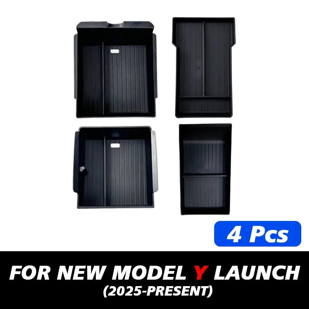 Elevate Your Tesla Model Y with Our Stylish Console & Armrest Storage Box - 2025 Juniper Edition - Tes Accessories