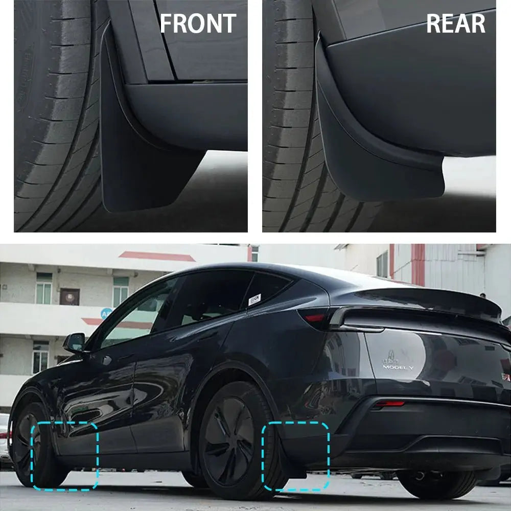 Premium Mud Flaps for Tesla Model Y 2025 - Tes Accessories