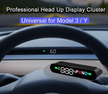 Tesla  Model 3 2023  HUD Cluster Dash Speedometer