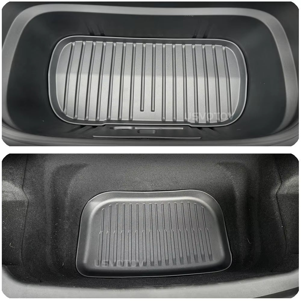 for Tesla Model Y Juniper 2025 2026 Floor Mats TPE Front Rear Cargo Liner Backrest Pads Trunk Mats for Tesla Accessories