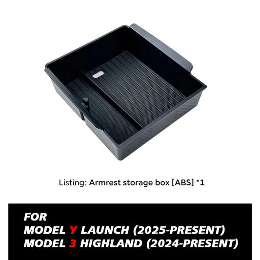 Tesla Model Y Console Armrest Storage Box 2025 Juniper Edition — Australia