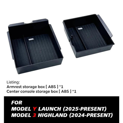 Tesla Model Y Console Armrest Storage Box 2025 Juniper — Full Set Australia