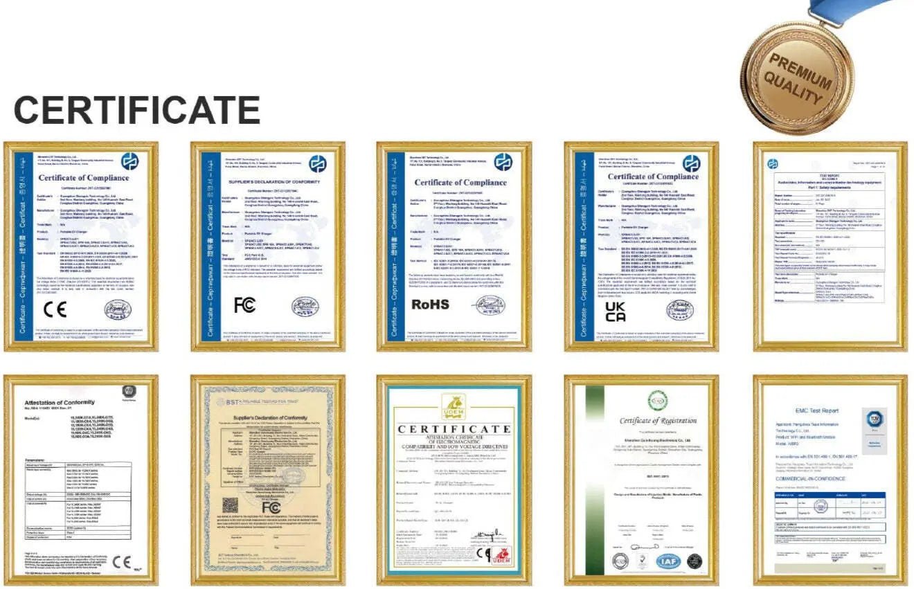 EV charger Extension Cord | 5 Meters | 7KW | 32A | Premium Quality - Tes Accessories