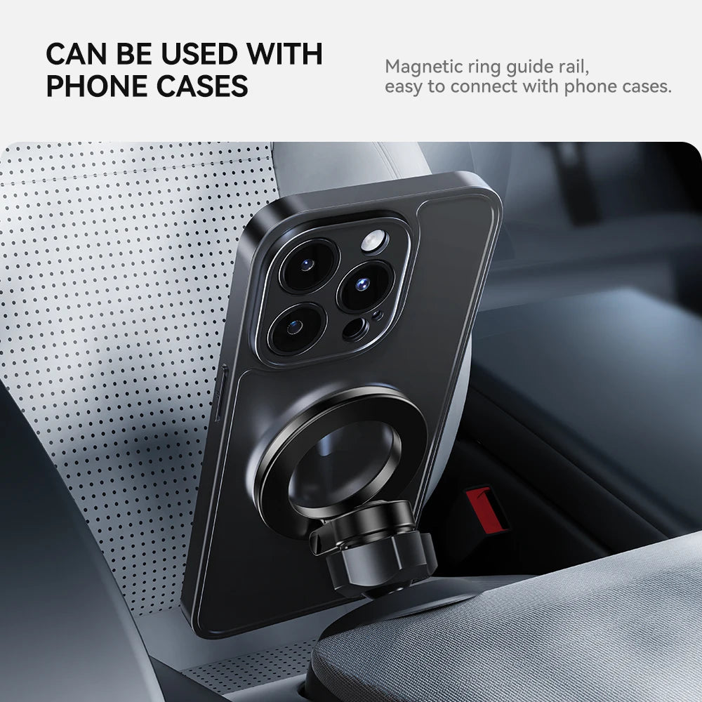 for New Tesla Model 3 Y Juniper Highland 2025 Strong Magnetic Phone Holder 360 Degree Rotation Metal Car Mount for All Phones