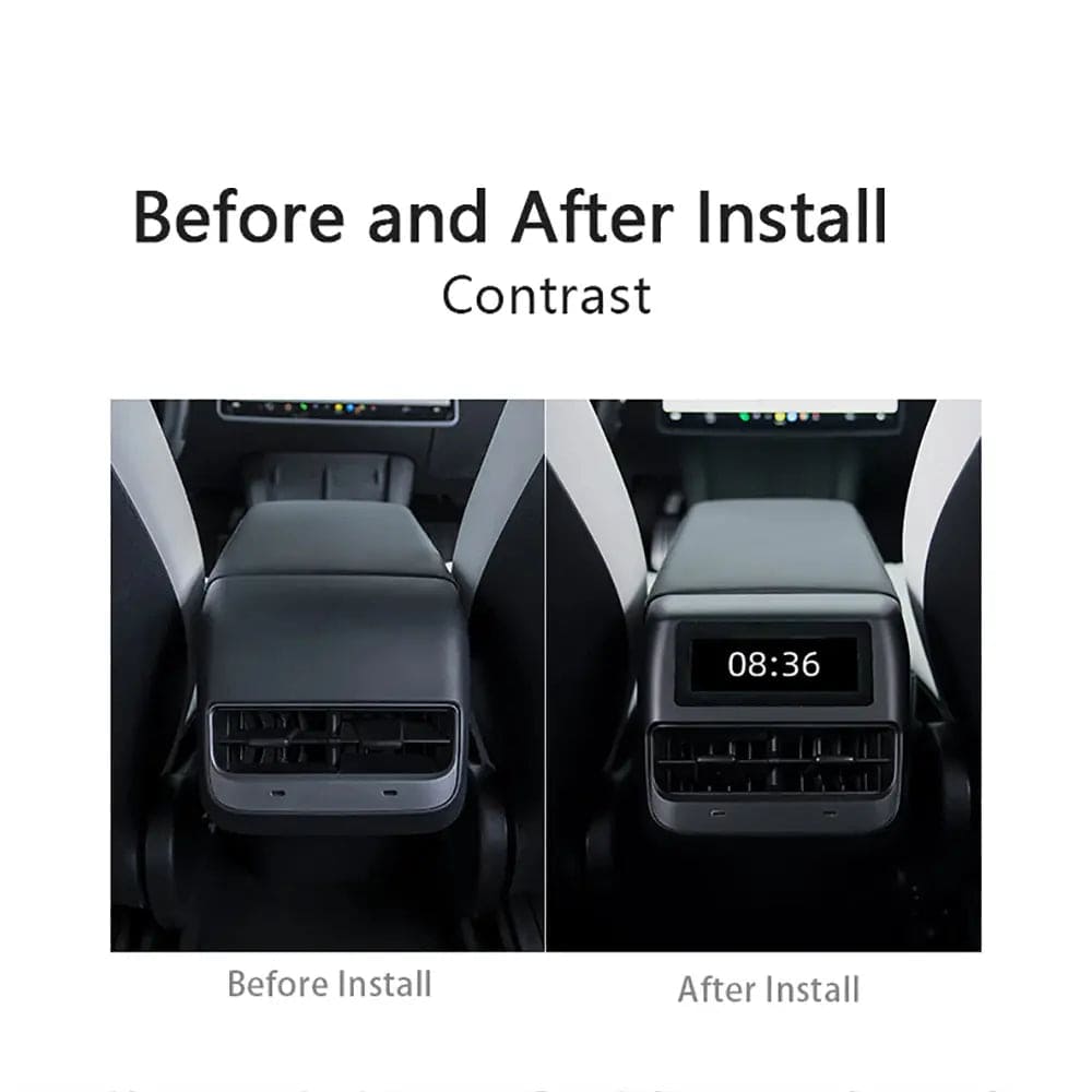 Model Y 2024 Rear Display Panel - Tes Accessories