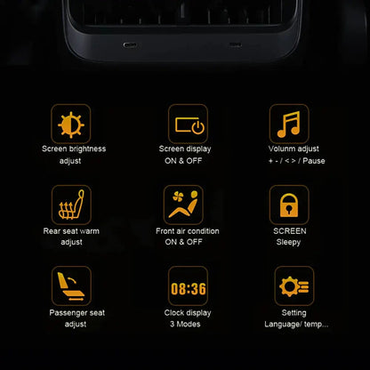 Model Y 2024 Rear Display Panel - Tes Accessories