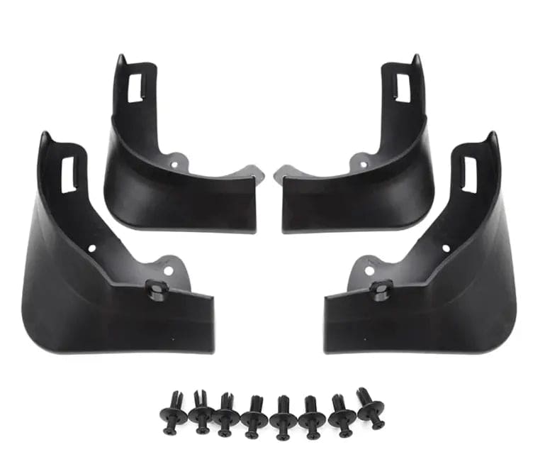 Model Y Carbon Fiber Splash Guard — Side Profile View