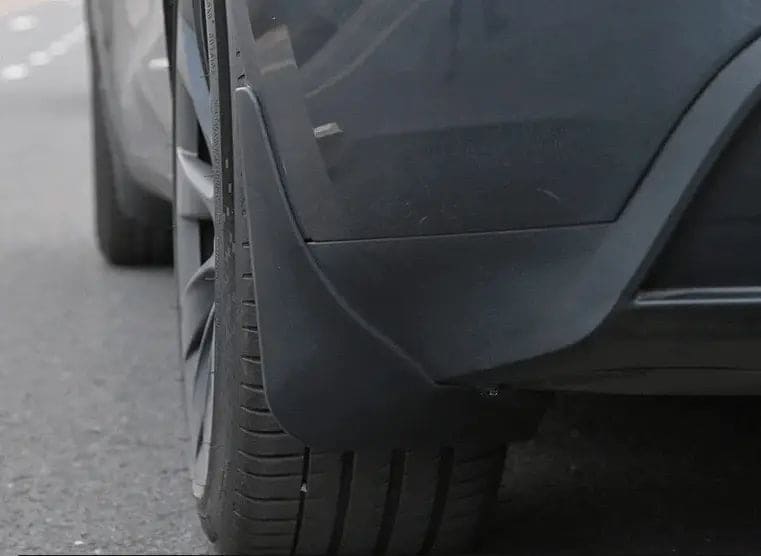 Model Y Carbon Fiber Splash Guard — Detail View Australia