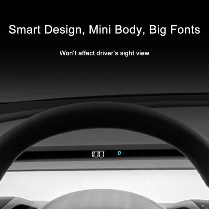 Tesla Model Y HUD Speedometer Instrument Cluster Display — Installation View