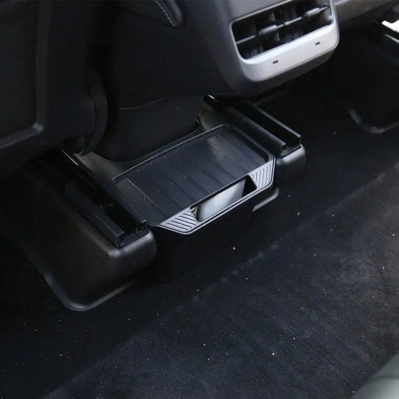 Model Y Rear Seat Storage Box — Detail View Australia