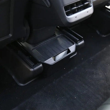 Model Y Rear Seat Storage Box — Detail View Australia