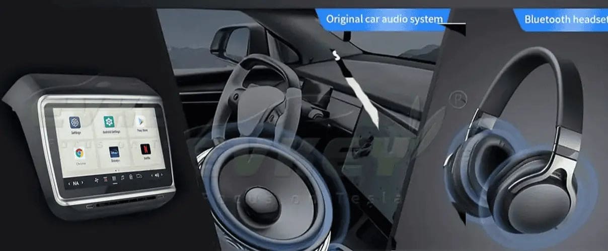 Tesla Model Y 7.1 Inch Rear Display Screen — Perfect Fit Tesla