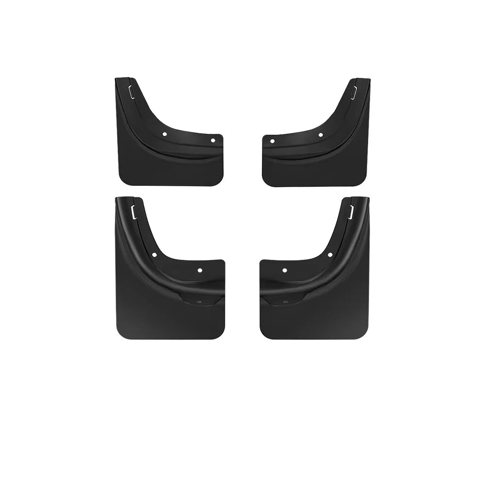 Tesla Dedicated TPE Mud Flaps — Front & Rear Set | Model 3 Highland, Model Y Juniper & Model Y L - Tes Accessories