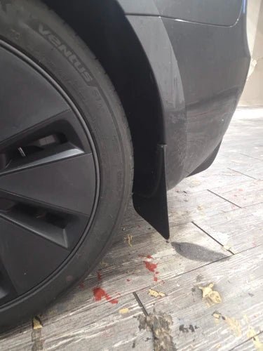 Tesla Dedicated TPE Mud Flaps — Front & Rear Set | Model 3 Highland, Model Y Juniper & Model Y L - Tes Accessories