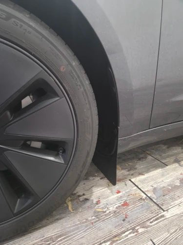 Tesla Dedicated TPE Mud Flaps — Front & Rear Set | Model 3 Highland, Model Y Juniper & Model Y L - Tes Accessories