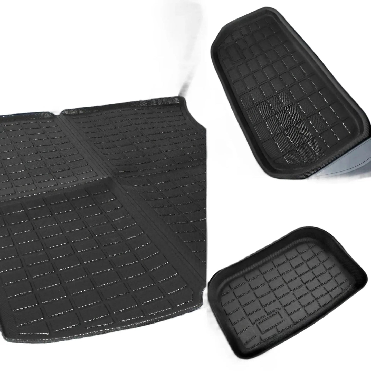 Tesla floor mats model y front, rear and trunk - Tes Accessories