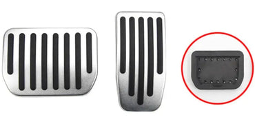 Tesla Model 3 Foot Pedals Aluminium Dead Pedal — Detail View Australia