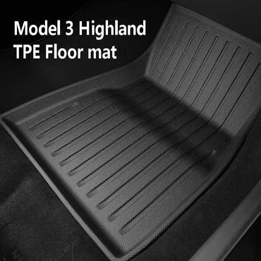 Tesla Model 3 Highland Floor Mats 8-Piece TPE — Detail View Australia