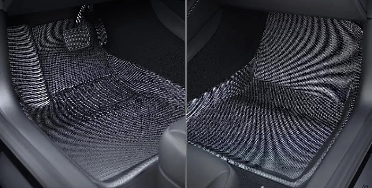 Tesla Model 3 Highland Floor Mats 8-Piece TPE Set 2024-2026 — Perfect Fit Tesla