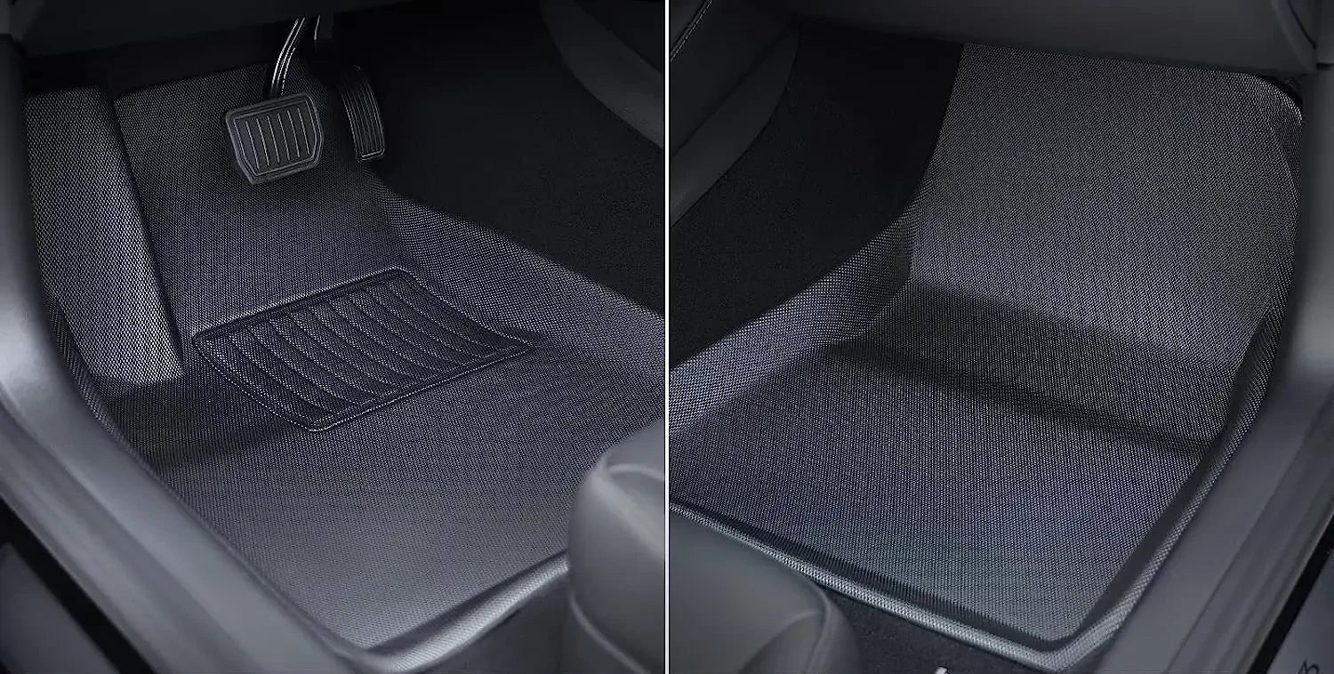 Tesla Model 3 Highland Floor Mats 8-Piece TPE Set 2024-2026 — Perfect Fit Tesla