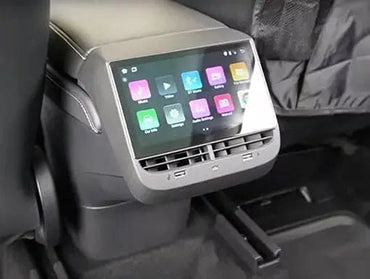 Tesla Model 3 Rear Display Panel 7.2 Inch Android Screen — Detail View Australia