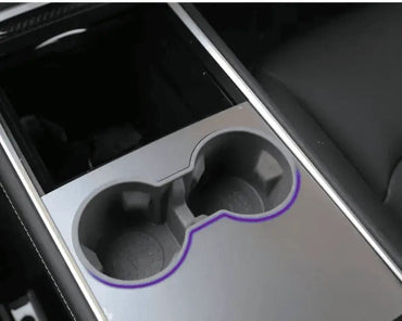 Tesla Model Y Cup Holder In-Car Beverage Storage — Detail View Australia