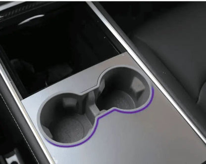 Tesla Model Y Cup Holder In-Car Beverage Storage — Detail View Australia
