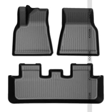 Tesla Model Y Floor Mats 9-Piece TPE Set — Detail View Australia