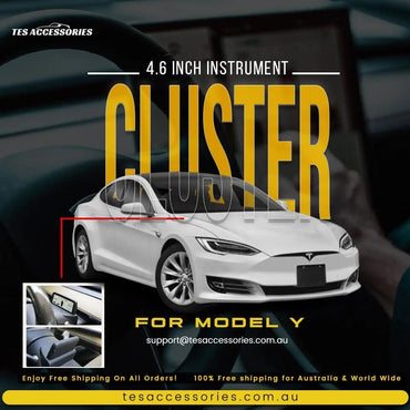 Tesla Model Y 4.6 HUD Instrument Cluster OBD2 Driver Display — Detail View Australia