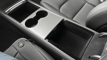 Tesla Model Y Rear Console Storage Organizer Flocking — Premium Quality Australia