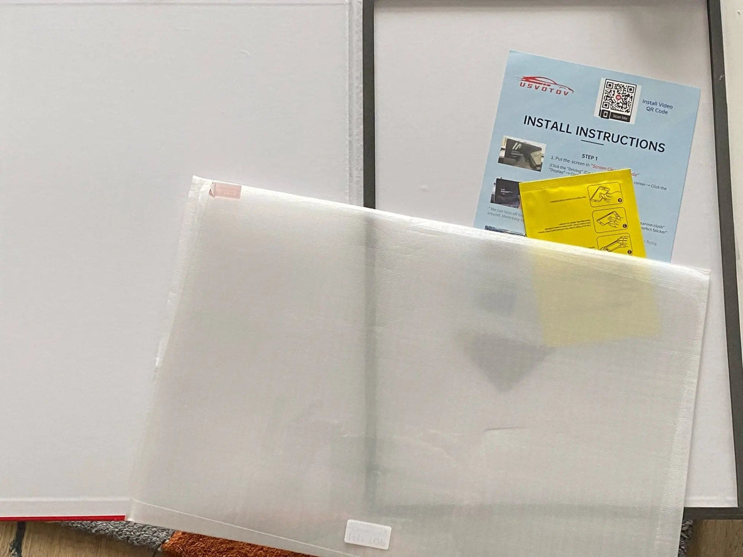 Tesla Model Y Screen Protector 15.4 Inch Centre Touchscreen — Detail View Australia