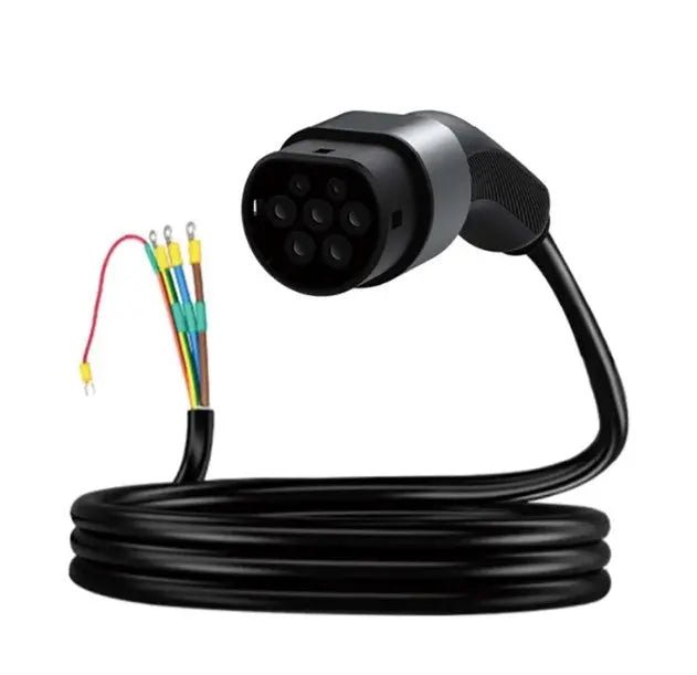 Type 2 Open - ended EV Charging Cable | 5 Meters | 22 KW | 32A | Premium Quality - Tes Accessories