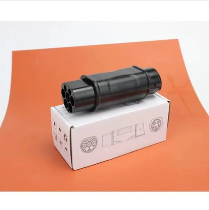 Type 2 to Type 1 EV Charger Adapter — Detail View Australia