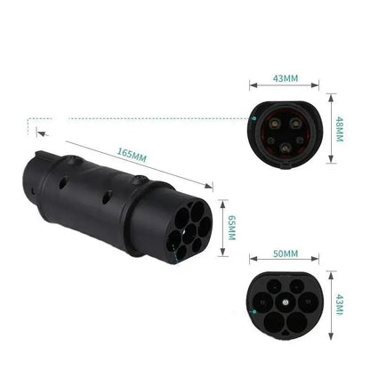 Type2 to Type1 EV adapter - Tes Accessories